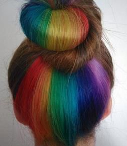 Hidden Rainbow Hair